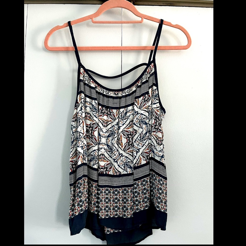 Forever 21 cute patterned tank top